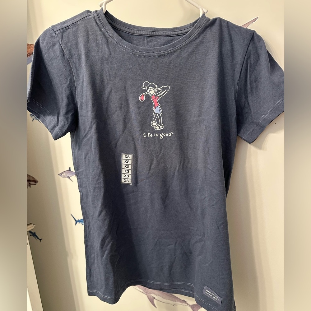 Women’s Life is Good shirt, size XS